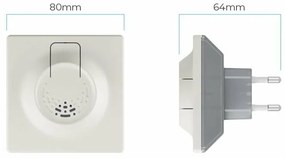 MITELESS® Home Ultrahangos atka-riasztó háztartásihasználatra, szürke