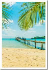 Poszterek keretben 40x60 Trópusi tájkép