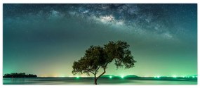 Az éjszakai égbolt képe (120x50 cm)