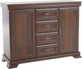 kétajtós komód fiókokkal, samoa king, KORA KK3