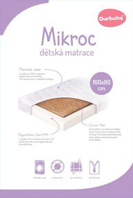Ourbaby MIKROC gyerekmatrac 160x80