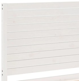 fehér tömör fa extra hosszú ágykeret matrac nélkül 180 x 210 cm