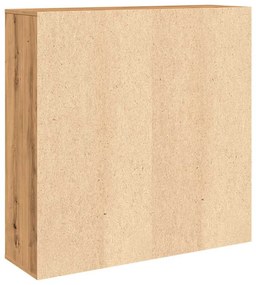 kézműves tölgy színű könyvszekrény 98 x 29 x 97,5 cm