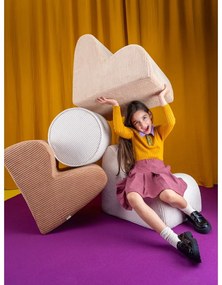 Barna kordbársony gyerek fotel Cloud – Wigiwama