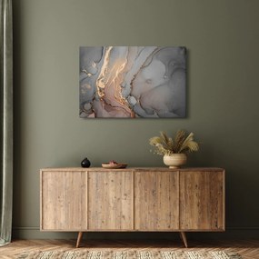 Kép - Szürke-arany márvány (90x60 cm)