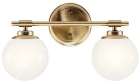 Kichler KL-BENNO2-CPZ - LED Fürdőszobai lámpa BENNO 2xG9/3W/230V IP44 réz