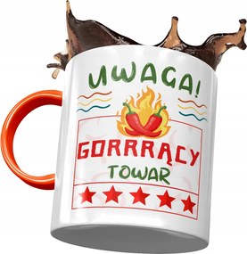 Bögre Narancssárga Vicces Megjegyzés Forró Áru Nyomtatott Fotóval