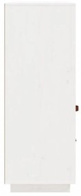 fehér tömör fenyőfa magasszekrény 100 x 40 x 108,5 cm