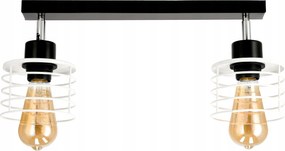 Mennyezeti lámpa Led fali lámpa Lámpabúra Fehér 2XE27