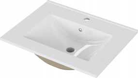 Houseland Luxo 60 cm-es fehér aláépíthető mosogató