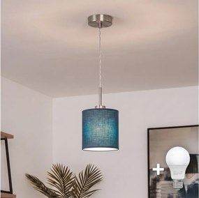 BRILAGI - NUBILA LED fĂŒggĆlĂĄmpa kĂĄbelen 1xE27/60W/230V, ĂĄtmĂ©rĆ 14 cm, sötĂ©tkĂ©k