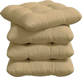 vidaXL Ülőpárnák 4 pcs Szürke zöld 40 x 40 cm Bársonyos szövet