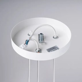 Sollux SL.1340 - Csillár zsinóron ARCHE 3xG9/8W/230V fehér