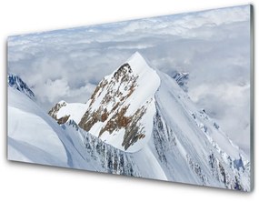 Akrilkép hegyi táj 140x70 cm