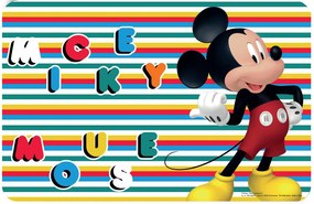 Disney Mickey tányéralátét csíkos