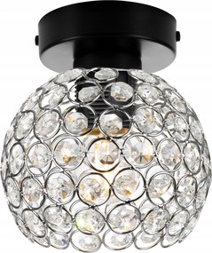 Mennyezeti Låmpa Fali Låmpa Glamour Gömb Csillogó Kristålyok Króm