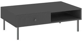 Dohányzóasztal 100 cm fekete színben – VIENA