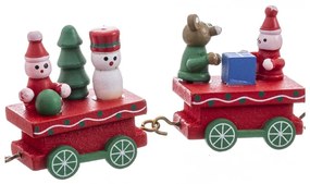 Fa karácsonyi figura (magasság 7,5 cm) Locomotive – Casa Selección