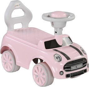 AIYAPLAY Gyermek Ride-On Autó, Gyerek Jármű Kormány Hanggal, Gyerek Autó, Ride-On Jármű Tipping Guard-dal, Gyerekeknek, Rózsaszín, 53 x 25 x 35 cm | A