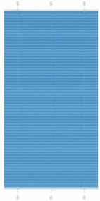 pliszírozott redőny kék 105x200 cm Szövetszélesség 104,4 cm