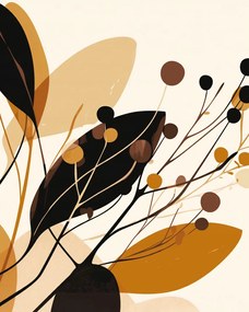 Poszter 40x50cm Őszi sziluettek