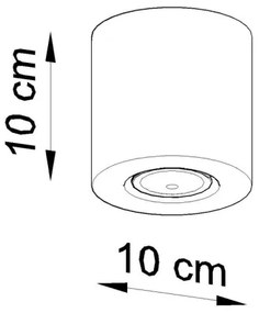 Sollux SL.0488 - Spotlámpa ORBIS 1xGU10/10W/230V beton
