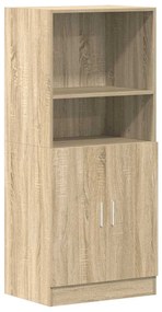 vidaXL sonoma tölgy színű szerelt fa konyhaszekrény 57x41,5x131,5 cm