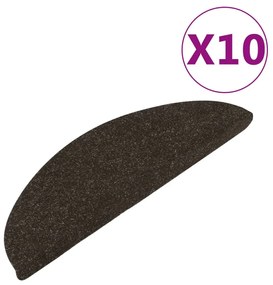 10 db antracitszürke öntapadó lépcsőszőnyeg 65 x 22,5 x 3,5 cm