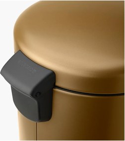 Sárgaréz színű acél pedálos szemetes 30 l NewIcon – Brabantia
