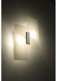Sollux SL.0197 - Fali lámpa FABIANO 2xE27/60W/230V fehér/króm