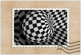 Poszterek 120x80 Absztrakt fekete-fehér