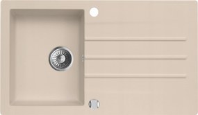 Konyhai Mosogató Gránit egymedencés Caffe 86x50 Annie 100 Szifon