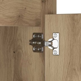 LED Éjjeli Szekrény 2 pcs kézműves tölgy 38 x 34 x 61 cm