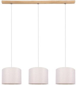 Spot-Light 1037400611528 - BENITA kábeles csillár, 3xE27/40W/230V, tölgy