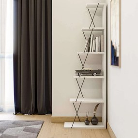 Könyvespolc 50x150x22 cm, fehér