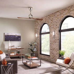 Kichler modern mennyezeti ventilátor link dió polírozott nikkel elsklf-link-54-pn
