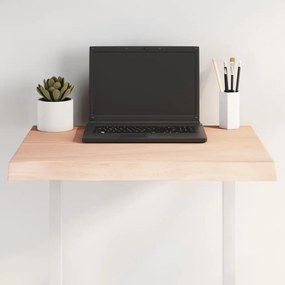 asztallap 60x60x(2-4) cm kezeletlen tömör fa élőszegélyes
