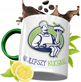 Zöld Bögre Szakácsnak Tökéletes Ajándék fényképes nyomtatással