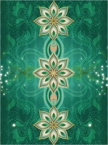 Fotótapéta Mandala Virágok Boho Minták Hálószoba Nappali 206x275 +ragasztó