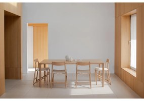 Tölgyfa étkezőasztal 90x200 cm Derven – Gazzda