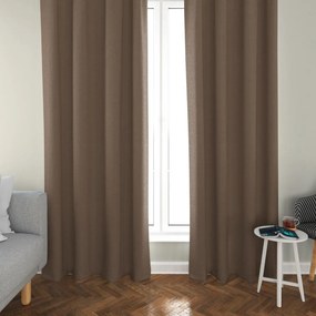 2x OXFORD világosbarna függöny 140x250 cm