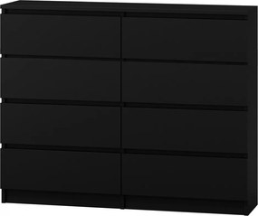 M8 120 komód, fekete