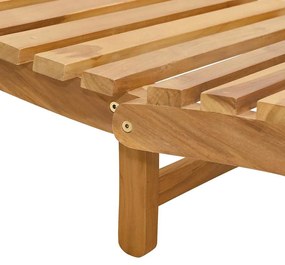 Napozó Barna 184 x 55 x 59 cm Tömör Teakfa