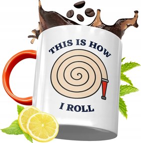 Narancssárga Bögre Tűzoltónak Tökéletes Ajándék fényképes nyomtatással