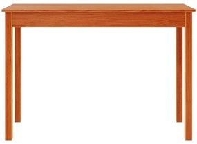 viaszbarna tömör fenyőfa tálalóasztal 110 x 40 x 75 cm