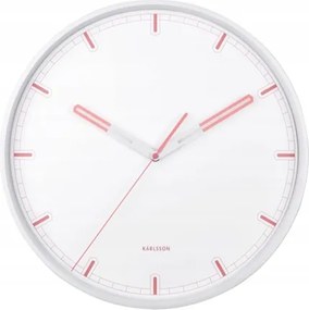 Falióra fehér rózsaszín nagy falióra nappali konyha iroda Dipped XX