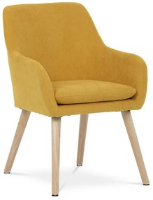 Fotoliu scandinav în culoarea galbenă AK-310