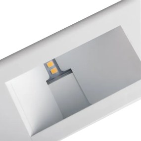 Kanlux 39180 - REFAZI LED kültéri fali lámpatest, 6 W, 230 V, IP54, fehér