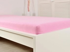 Jersey lepedő ALVORA 90x200 cm rózsaszín