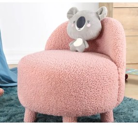 Gyerekfotel PIXI, átm. 46 cm, rózsaszín